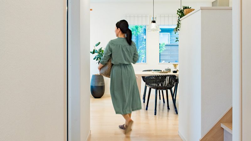 こだわってよかった。家事動線
