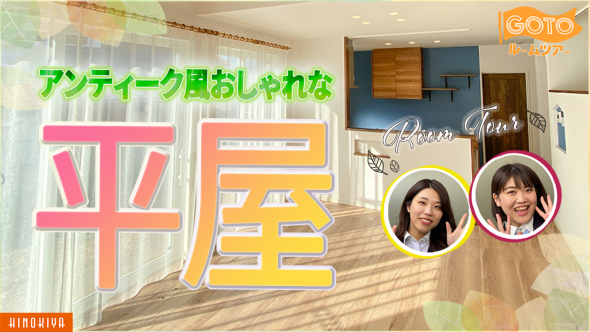 【注文住宅 ルームツアー】30坪3LDK・平屋なのに階段！？平屋